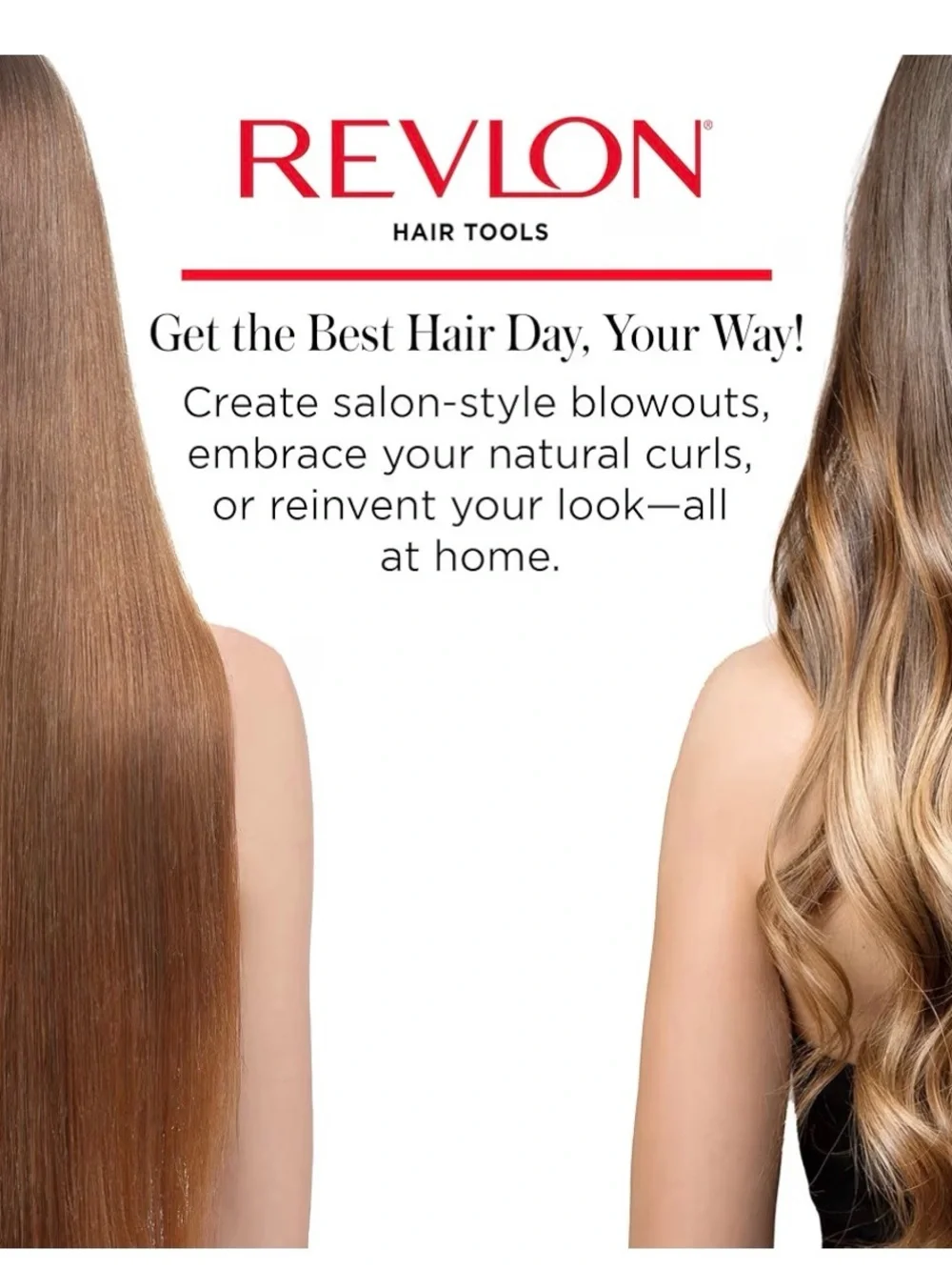 Revlon White & Black Hair Dryer with Pink Accent